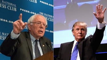 donald trump y bernie sanders ganan las primarias en new hampshire