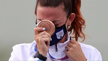 san marino gano la primera medalla de su historia y se convirtio en el pais con menor poblacion del mundo en subirse al podio de los juegos olimpicos