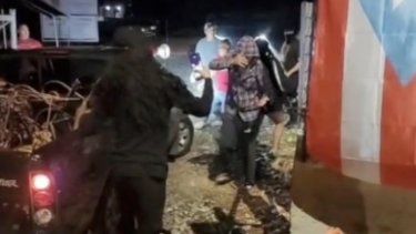 Dos manifestantes fueron llevados al hospital tras recibir heridas en un altercado en Aguadilla