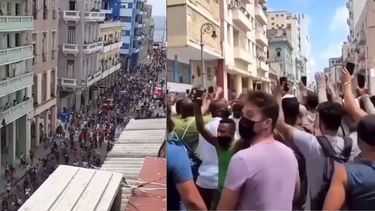 miles salieron a las calles de galeano y el malecon en la habana a pedir libertad para los cubanos
