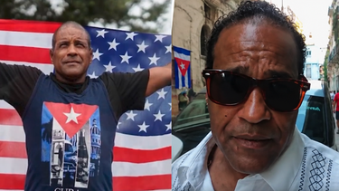 de refugiado politico a turista en cuba: el hombre de la bandera se va a disfrutar del comunismo