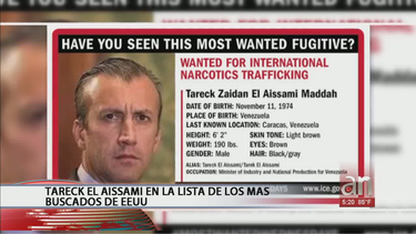 ice coloca a tareck el aissami en la lista de los mas buscados de eeuu