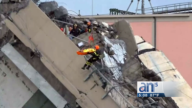 mas de 30 muertos por desplome de puente en genova, italia