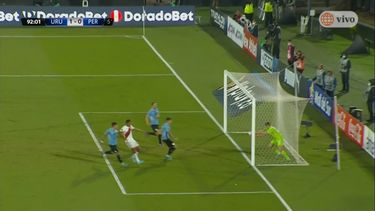 escandalo arbitral en uruguay: el var le roba gol claro a peru