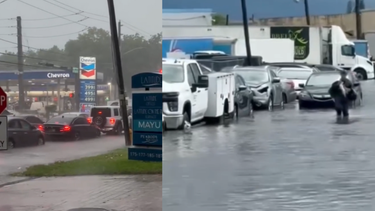 tormentas causan caos en miami: vuelos detenidos, calles inundadas y arboles caidos