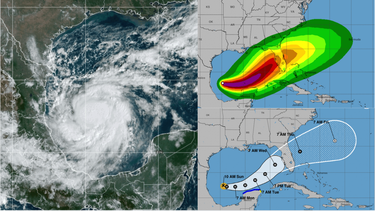 milton se fortalece: florida en estado de emergencia ante la llegada de otro huracan