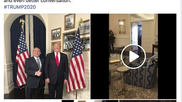 Arrestan a 2 hombres por donación ilegal a campaña de Trump
