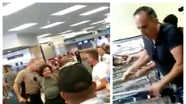 fuertes peleas y protestas este fin de semana protagonizadas por cubanos en el aeropuerto de miami y el jose marti de la habana