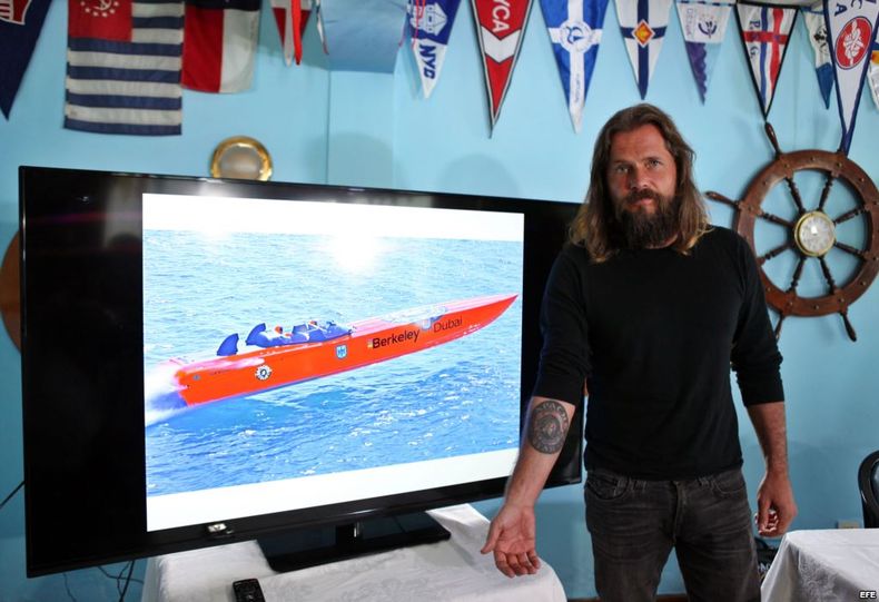 El alemán Roger Klüh intentará llegar a Cuba desde Cayo hueso en sólo una hora.