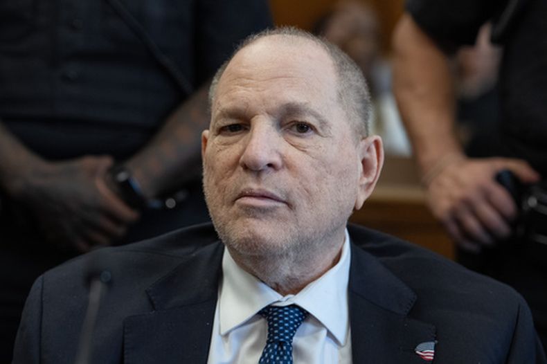 Harvey Weinstein comparece ante el Tribunal Supremo de Manhattan el jueves 25 de junio de 2026 en Nueva York. (Barry Williams/The Daily News via AP, Pool)