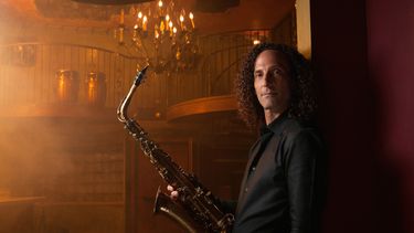 El famoso saxofonista estadounidense Kenny G.