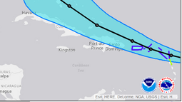 la tormenta erika podria llegar el domingo a la costa sur de la florida