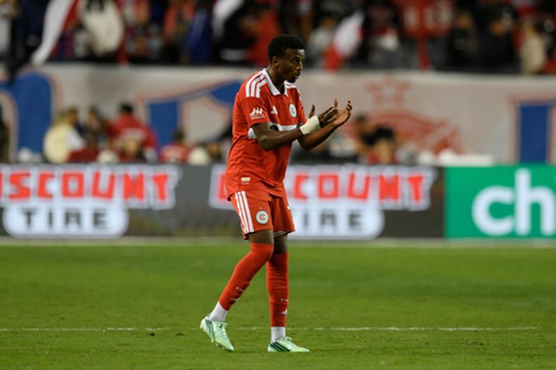 Maren Haile-Selassie, del Fire de Chicago, festeja su gol ante los Whitecaps de Vancouver, el martes 6 de octubre de 2026 (AP Foto/Paul Beaty)