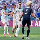 Hans Vanaken (20) celebra tras anotar el tercer gol de Bélgica ante Estados Unidos en los octavos de final del Mundial, el lunes 6 de julio de 2026, en Seattle. (AP Foto/Lindsey Wasson)