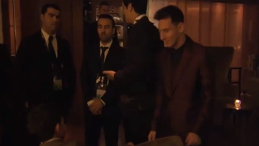 [video] cuando el hijo de cristiano ronaldo conocio a messi