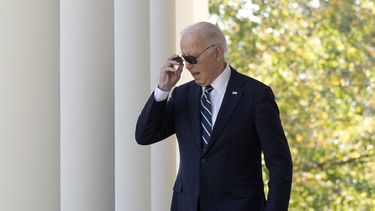El presidente Joe Biden antes de pronunciar un discurso en la Casa Blanca, el jueves 7 de noviembre de 2024, en Washington. (AP Foto/Mark Schiefelbein)