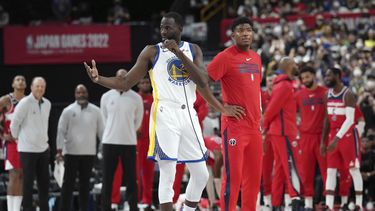 Fuente AP: Green riñe con Poole en práctica de Warriors