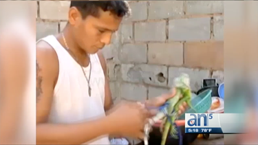 los venezolanos comen iguanas para combatir el hambre