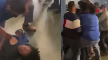 un maestro golpea y tira al suelo a un alumno en una escuela de miami