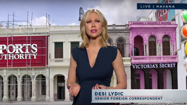 el programa de humor politico the daily show, se burla de las intenciones de la visita de obama a cuba