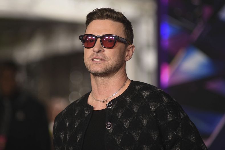 ARCHIVO - Justin Timberlake aparece en el estreno de Trolls Band Together en Los Ángeles el 15 de noviembre de 2023. (Foto Richard Shotwell/Invision/AP, archivo)
