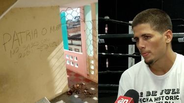 con carteles de patria o muerte y aves muertas: asi atemorizan en cuba a familia de boxeador recien llago a miami