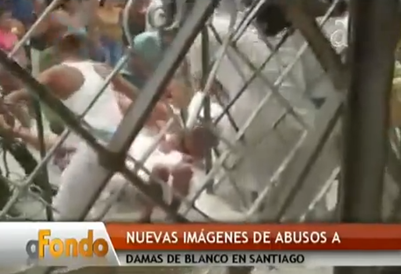 Actos de Repudio y violentos arrestos de activistas y Damas de Blanco en Santiago de Cuba el dia de los Derechos Humanos.