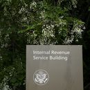 Un letrero en el edificio del Servicio Interno de Impuestos en Washington, el 4 de mayo del 2021..(Foto AP/Patrick Semansky)