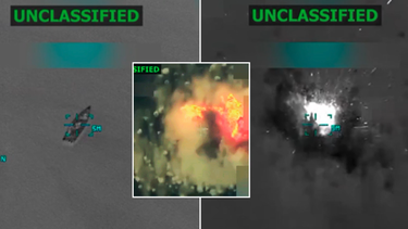 video: trump destruye lancha narco vinculada al cartel de los soles cerca de venezuela: seis muertos