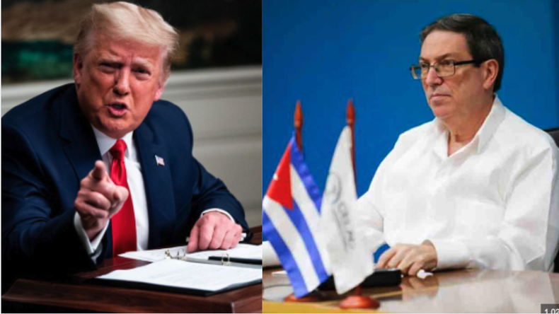 Trump Bruno Rodriguez