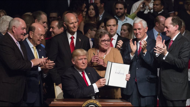 Trump cambios hacia Cuba