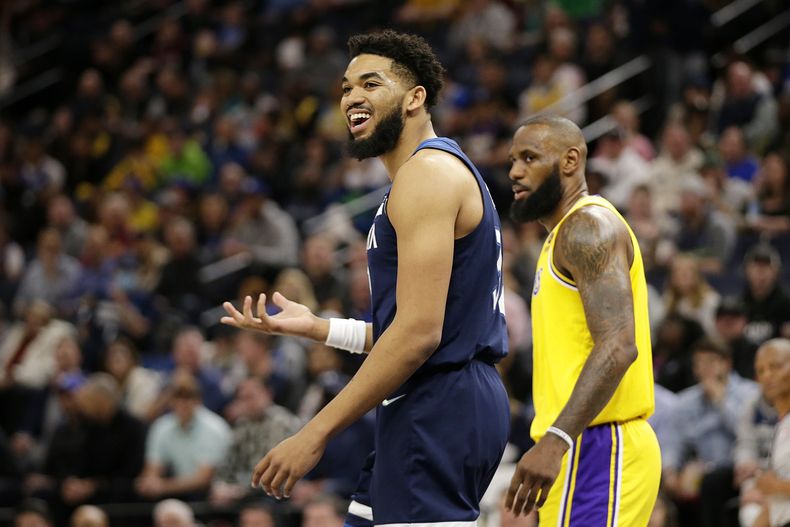 DEP-BAS LAKERS-TIMBERWOLVES