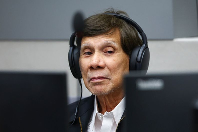 El expresidente filipino Rodrigo Duterte en la Corte Penal Internacional en La Haya, Holanda, el 16 de septiembre del 2026. (Piroschka van de Wouw/Pool Photo via AP)