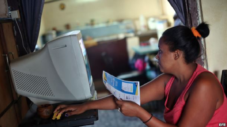 Cubanos con internet en casas II