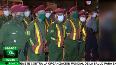 policia y militares patrullan calles cubanas para garantizar confinamiento