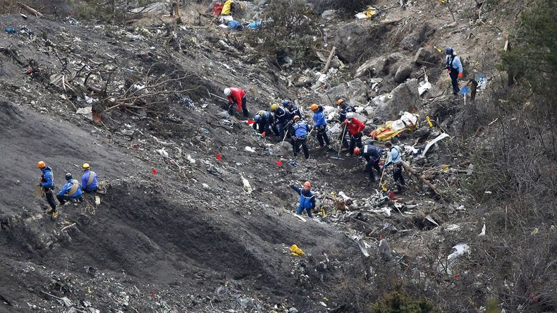 Germanwings avion restos