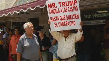 cubanos de miami reaccionan al cambio de politica de trump hacia cuba