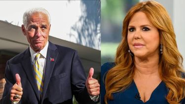 charlie crist que dice no a la presentadora maria celeste arraras como companera de formula