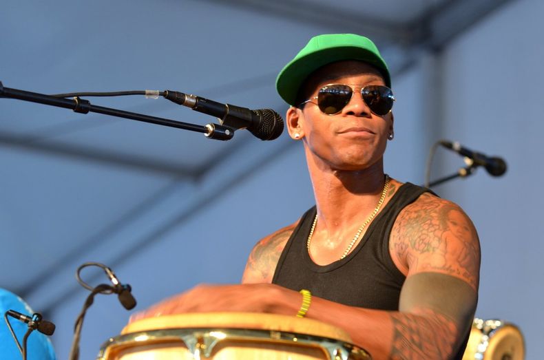 percusionista cubano Pedrito Martínez