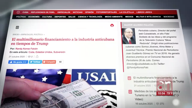 el regimen cubano ataca a america teve,  a publicaciones digitales independientes y organizaciones del exilio