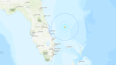 se registra un extrano sismo de magnitud 4.0 frente a la costa este de florida