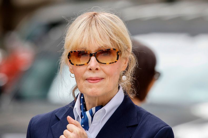 E. Jean Carroll, la escritora que acusó al presidente Donald Trump de violarla, en el tribunal en Nueva York el 6 de septiembre del 2024. (AP foto/Eduardo Munoz Alvarez)