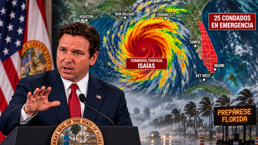 Huracán Isaías alcanza categoría 3 con vientos de 195 km/h y amenaza la costa del golfo de México