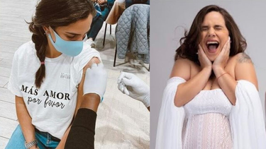 la actriz cubana rachel cruz se vacuna contra el coronavirus en miami