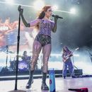 Chappell Roan actúa durante The Midwest Princess Tour el martes 1 de octubre de 2024 en el anfiteatro FirstBank en Franklin, Tennessee. (Foto Amy Harris/Invision/AP)