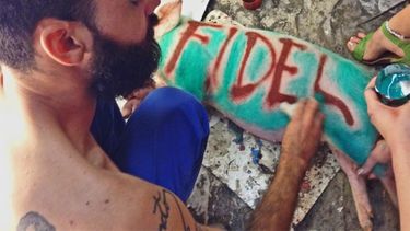 Uno de los cerdos que causaron la detención y encarcelamiento de Danilo Maldonado.