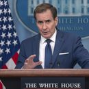 El portavoz del Consejo de Seguridad Nacional de la Casa Blanca, John Kirby, durante una conferencia de prensa el martes 24 de octubre de 2023, en la Casa Blanca, Washington. (AP Foto/Mark Schiefelbein)