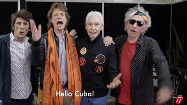 un mensaje de los rolling stones al pueblo cubano