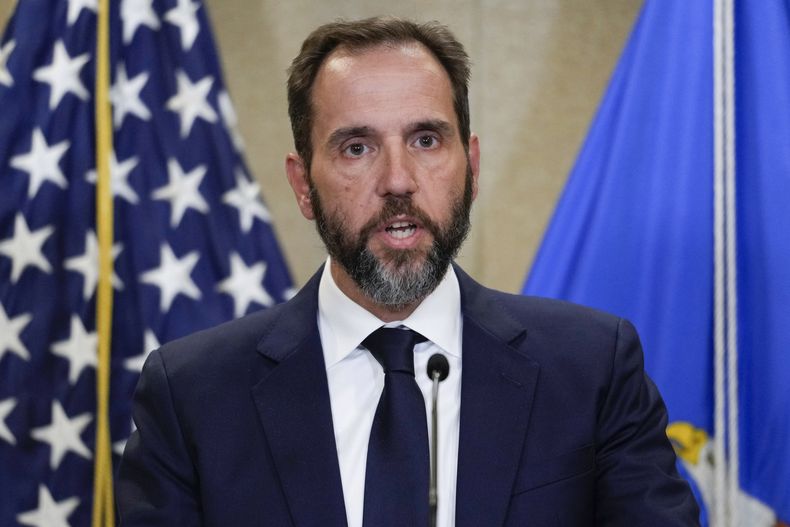 Jack Smith, el fiscal especial a cargo de las investigaciones en torno a Donald Trump, en Washington el 1 de agosto del 2023. (AP foto/J. Scott Applewhite)