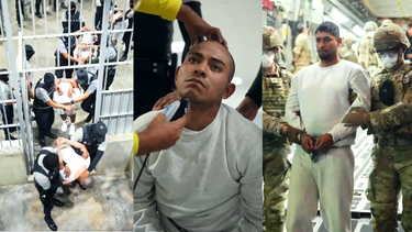 eeuu deporta desde guantanamo a 10 pandilleros de la ms-13 y tren de aragua a el salvador